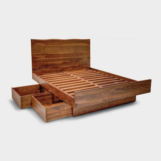 Kala Floating Bed with Drawers