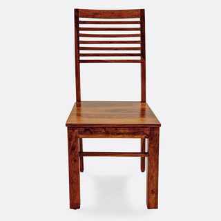 Regale Dining Chair With Wooden Top
